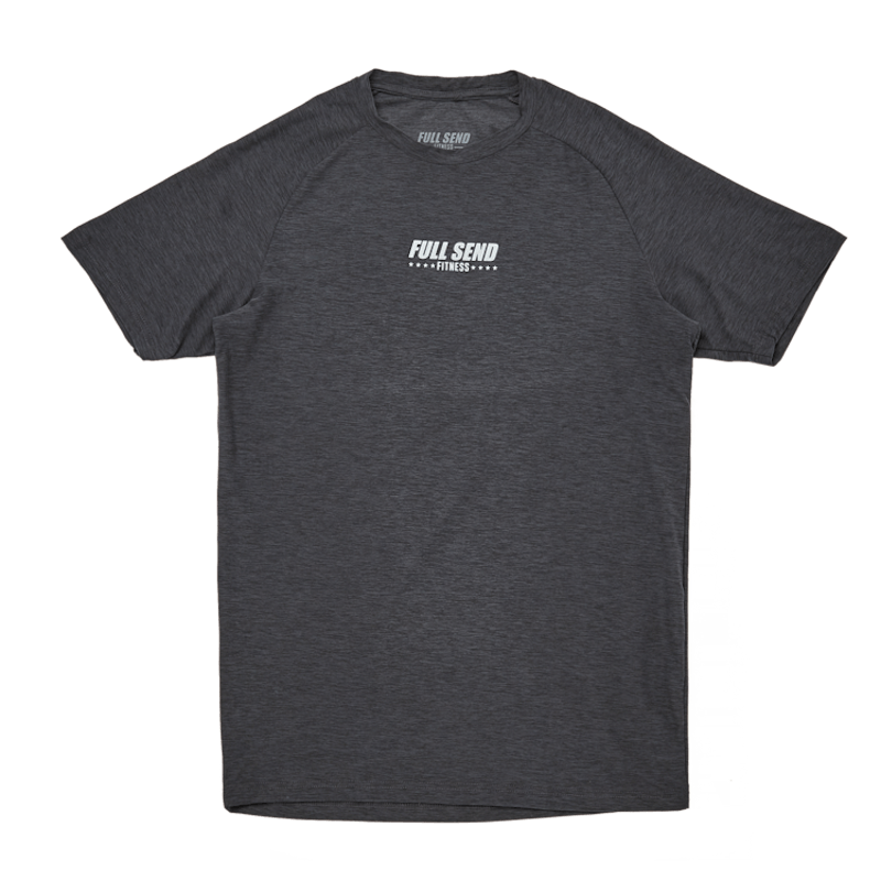 Full Send Full Send Fitness Compression Tee Grey FW20
