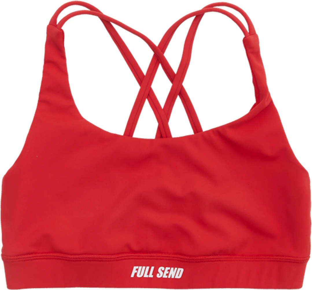 Full Send Full Send Fitness Sports Bra Red - FW20 – DE