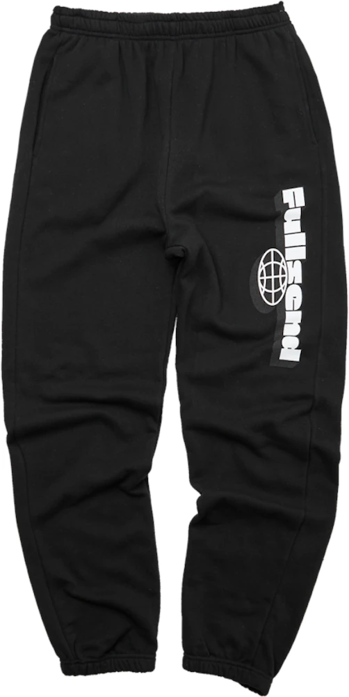 Full Send Globe Sweatpants Black Men's - FW20 - GB