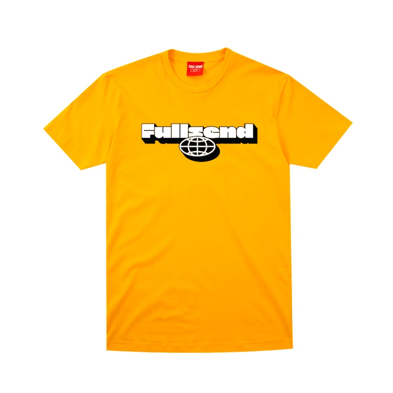 Full Send Globe Tee Gold Men's - FW20 - GB
