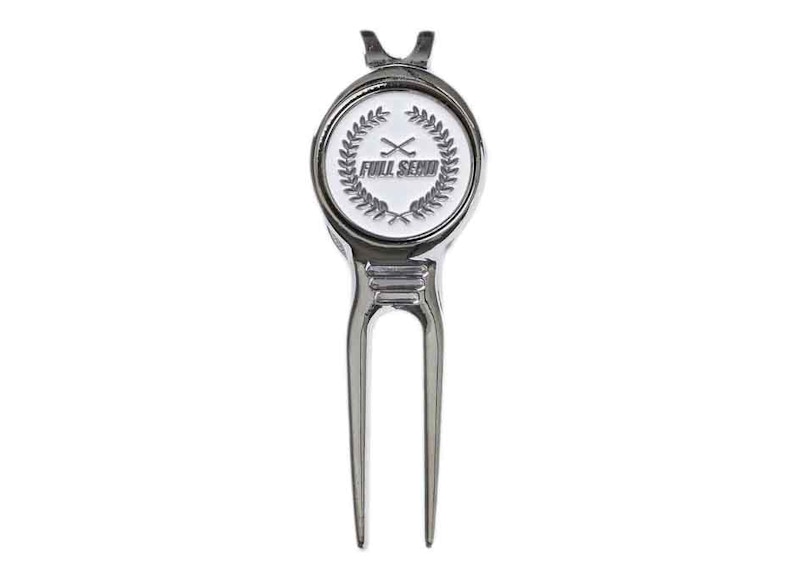 Full Send Golf Divot Tool Silver