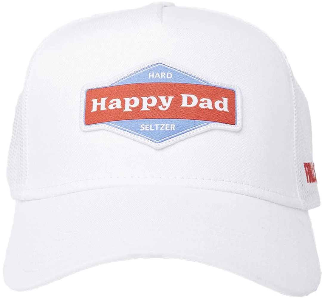 Full Send Happy Dad Hat White - SS21 - US
