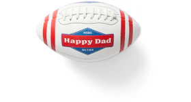 Full Send Happy Dad Mini Football White/Red/Blue