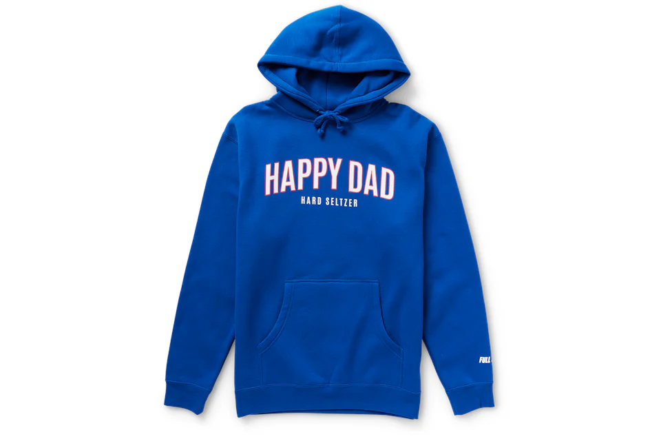 Full Send Happy Dad Seltzer Hoodie Blue
