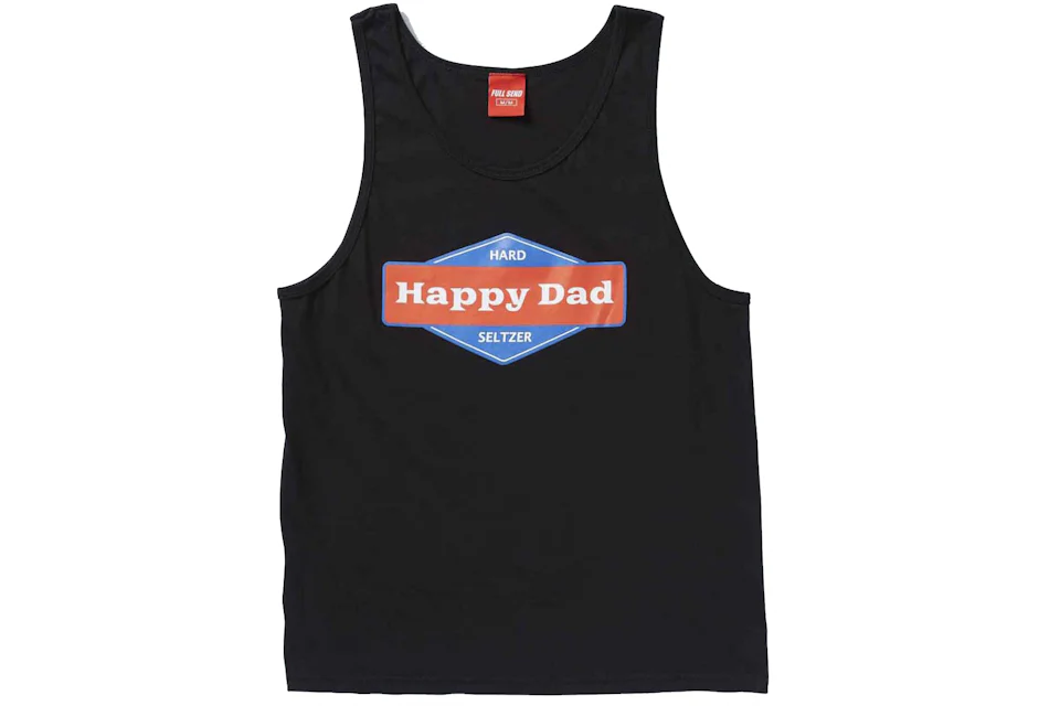 Full Send Happy Dad Tank Black
