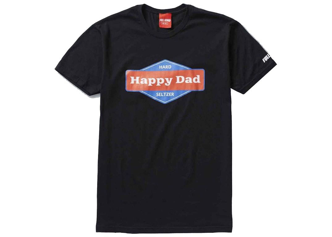 Pre-owned Full Send Happy Dad Tee Black