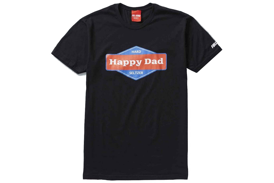 Pre-owned Full Send Happy Dad Tee Black