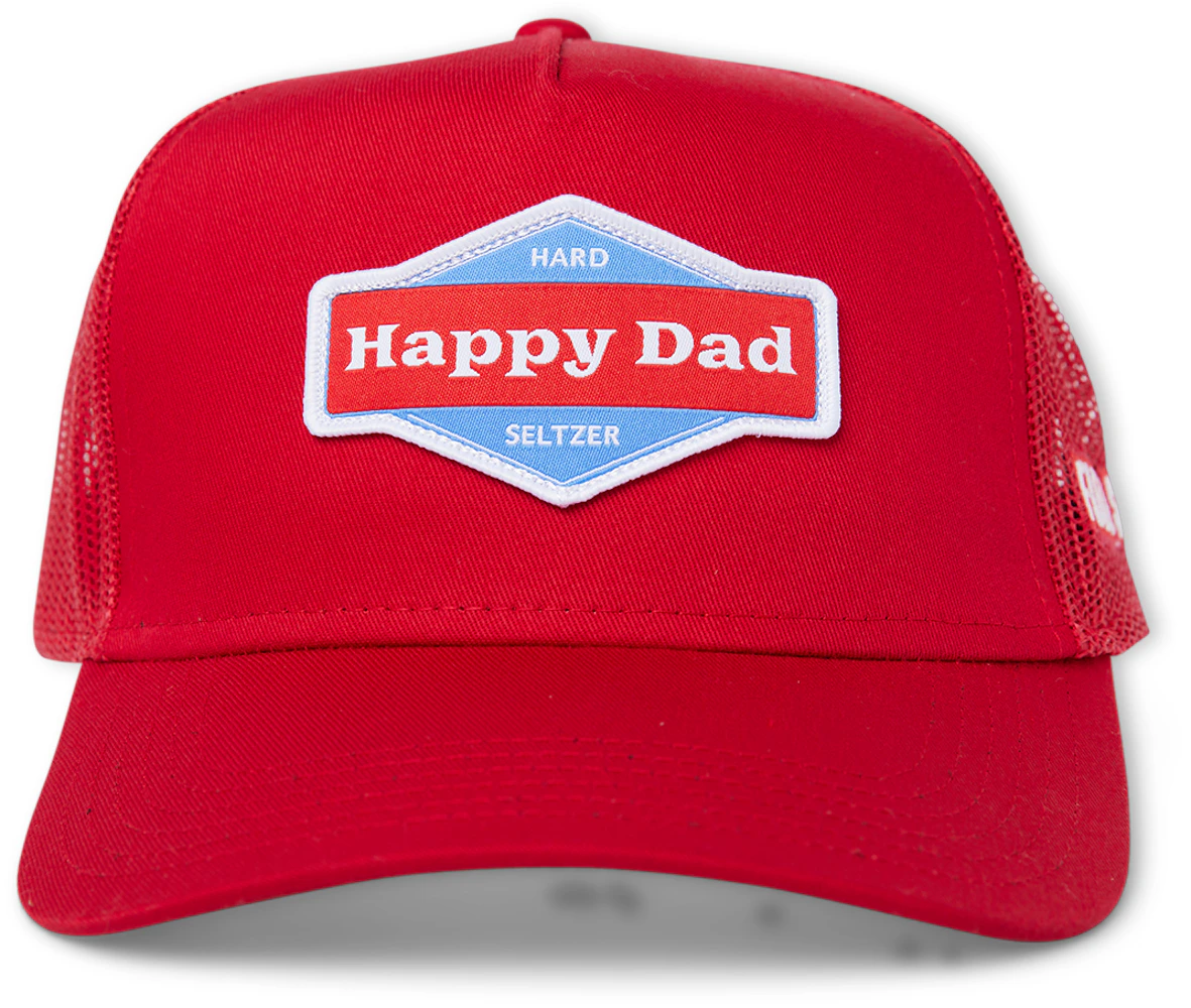 Full Send Happy Dad Trucker Hat Red - FW21 - GB