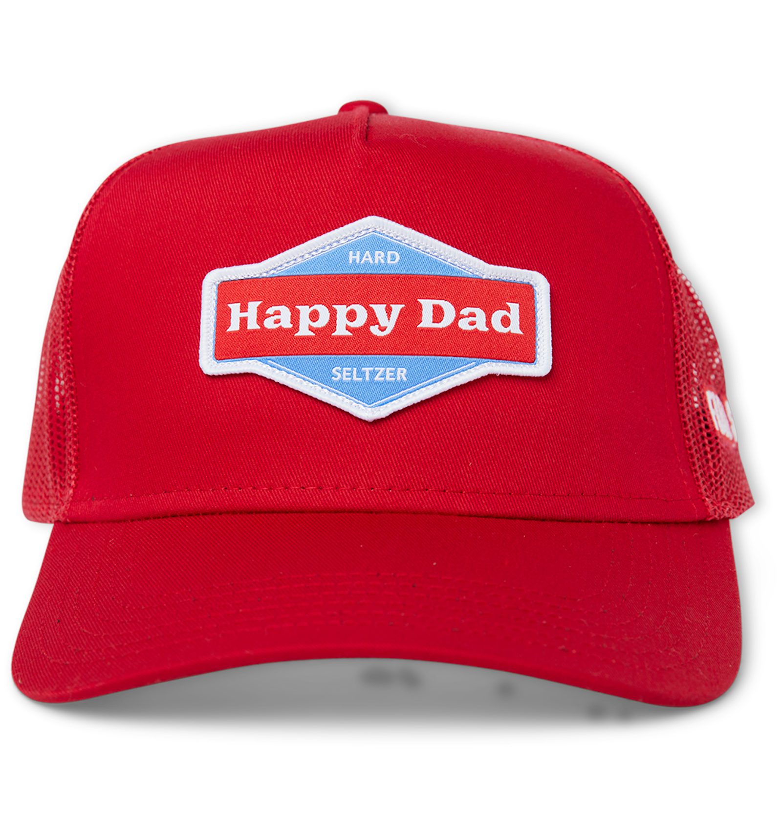 Full Send Happy Dad Trucker Hat Red FW21 US