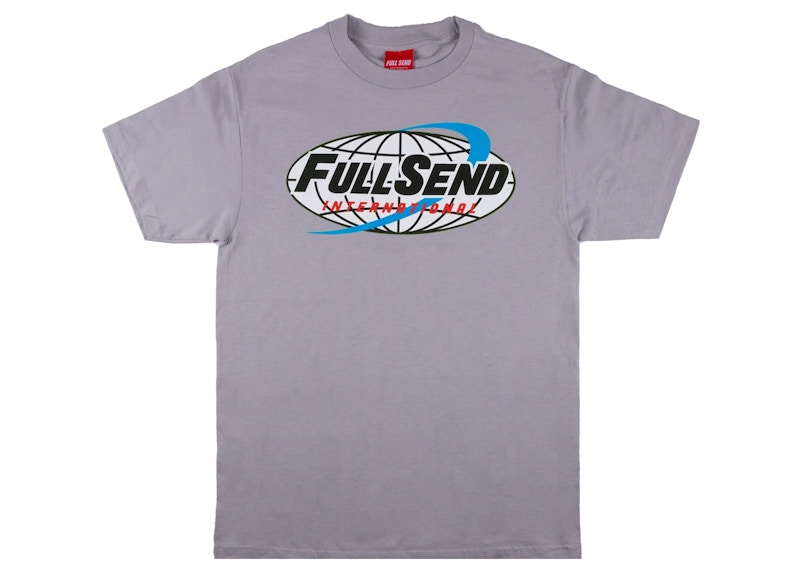 Full Send International Tee Silver