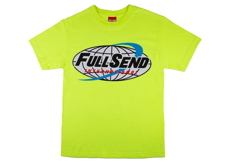 Full Send International Tee Yellow