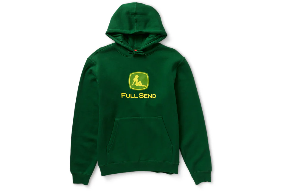 Full Send Lady Deere Hoodie Green Men s FW21 GB