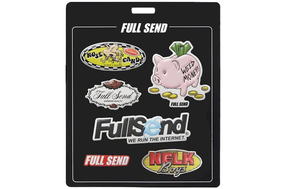 Full Send Leather Bubble Stickers Multi - SS21 - KR