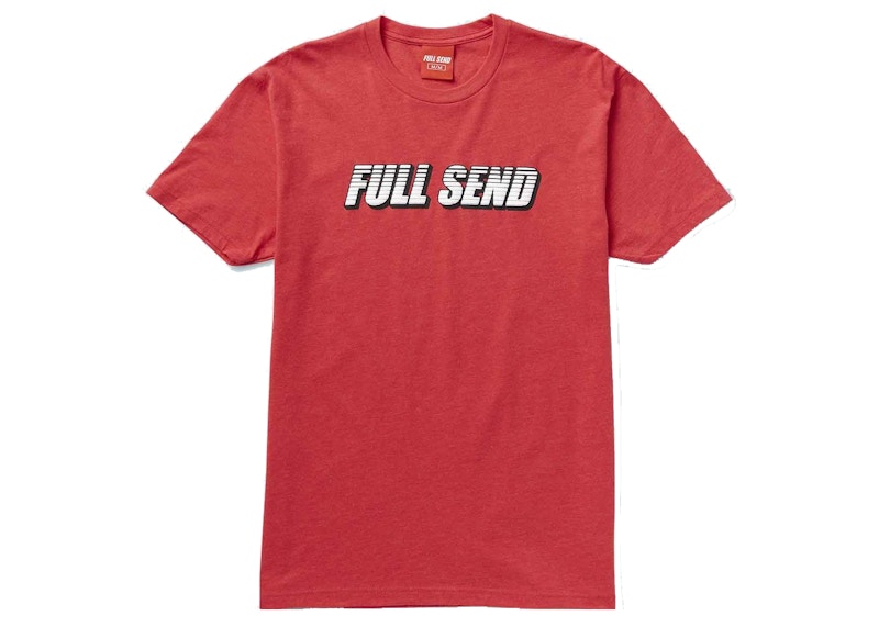 Full Send Lines Tee Red
