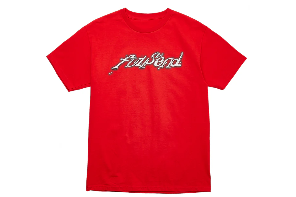 Full Send Liquid Metal Tee Red - FW20 Men's - GB