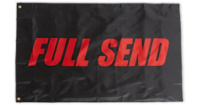 Full Send Logo Flag Black/Red