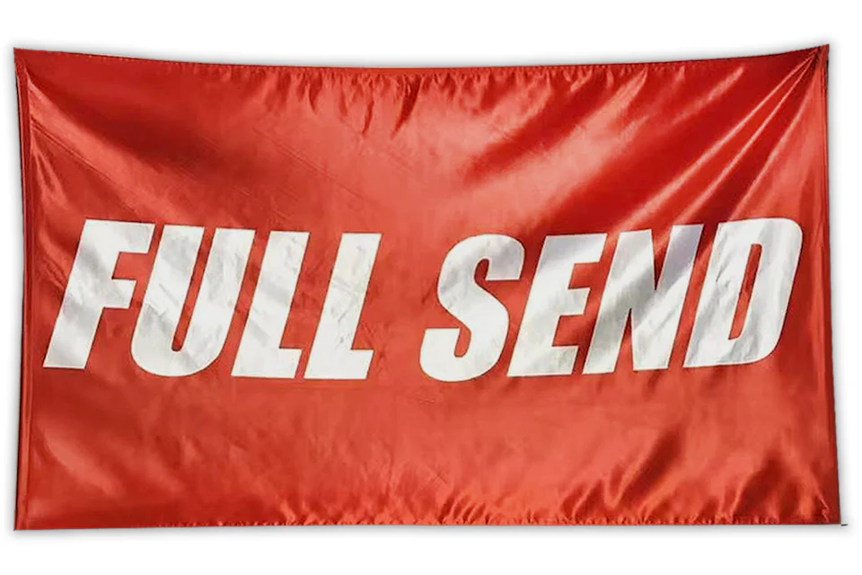 Full Send Logo Flag Red - SS21 - US