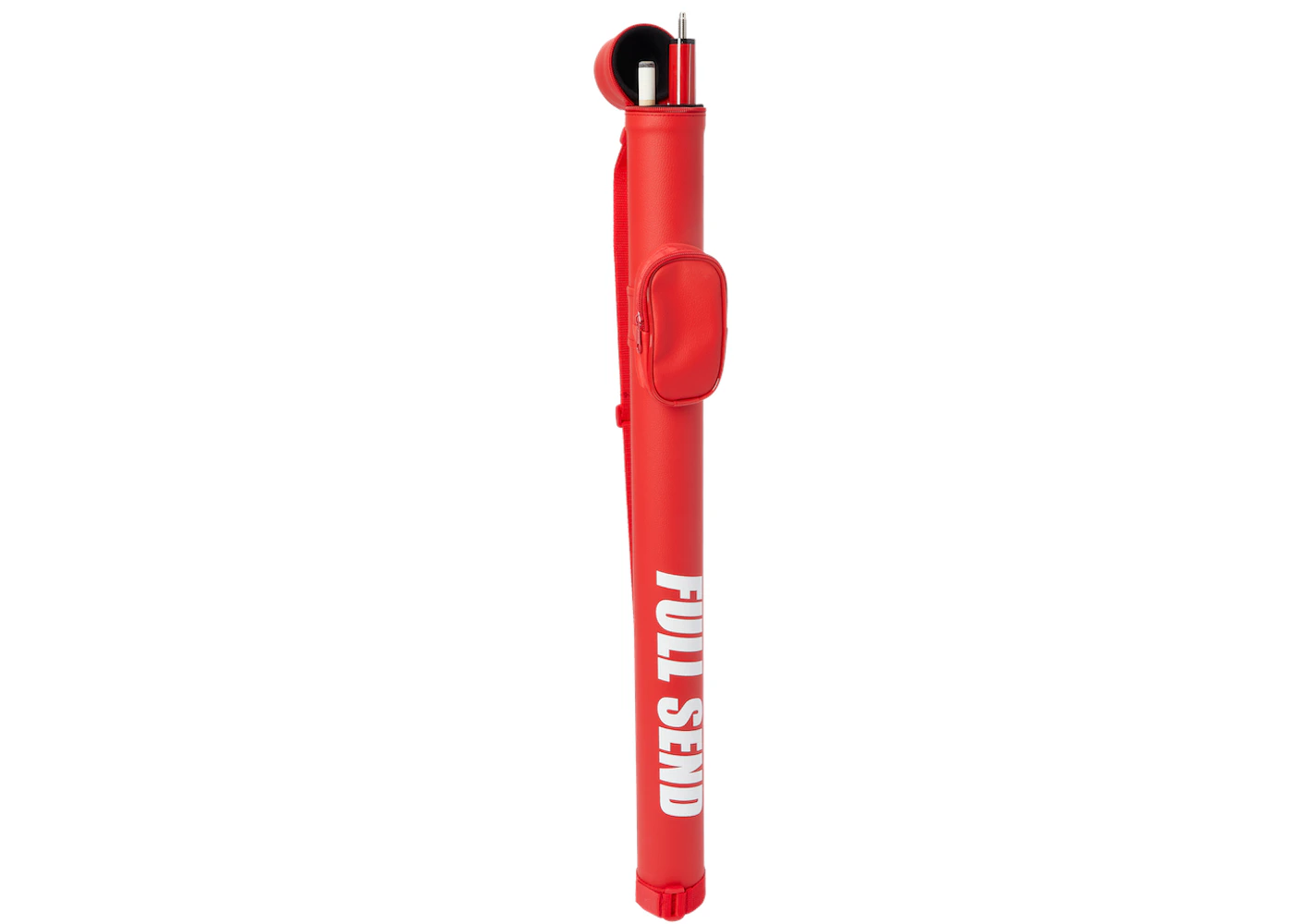 Full Send Logo Pool Cue Red - SS21 - US
