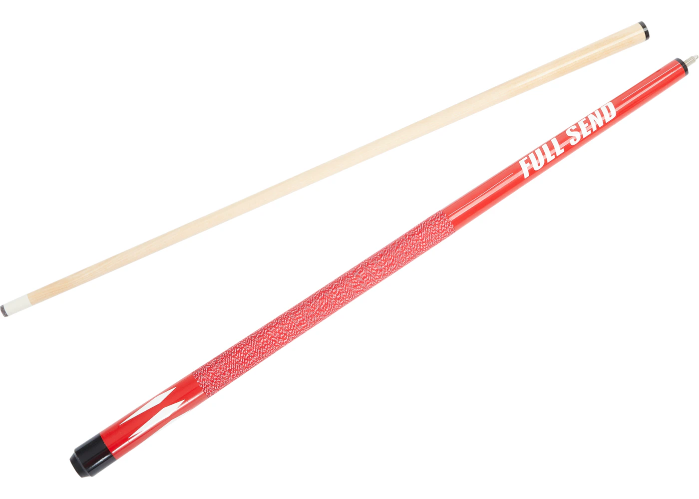 Full Send Logo Pool Cue Red - SS21 - US