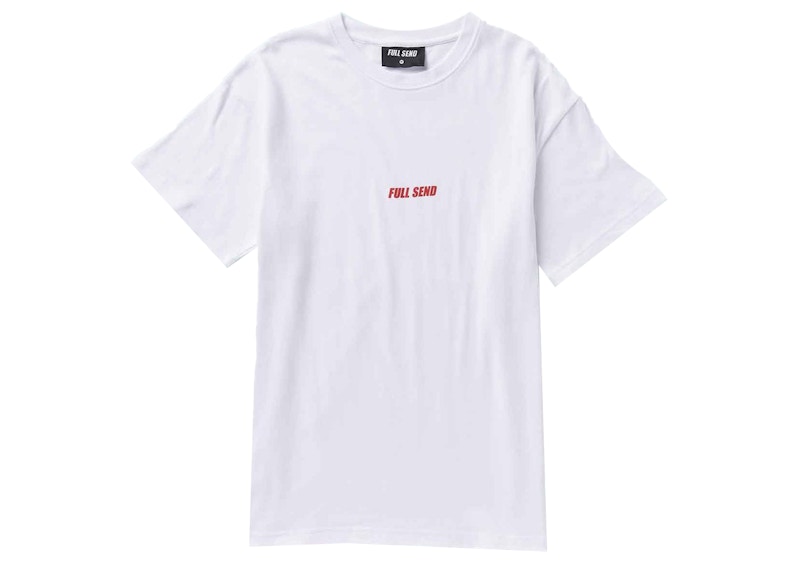 Full Send Logo Tee White