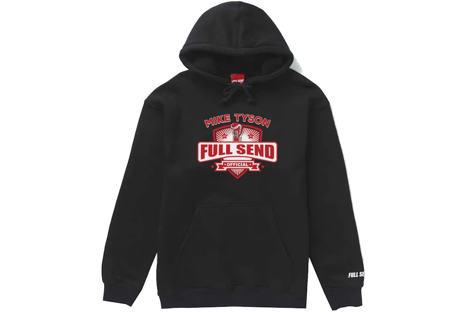 Full send black hoodie Clearance