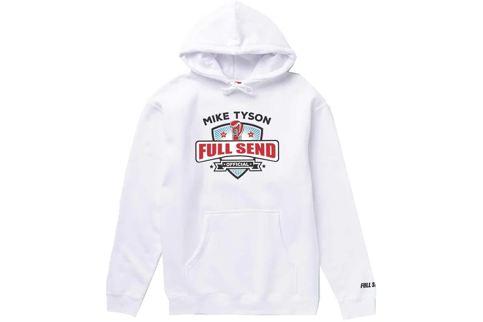 Full Send Mike Tyson Official Hoodie White