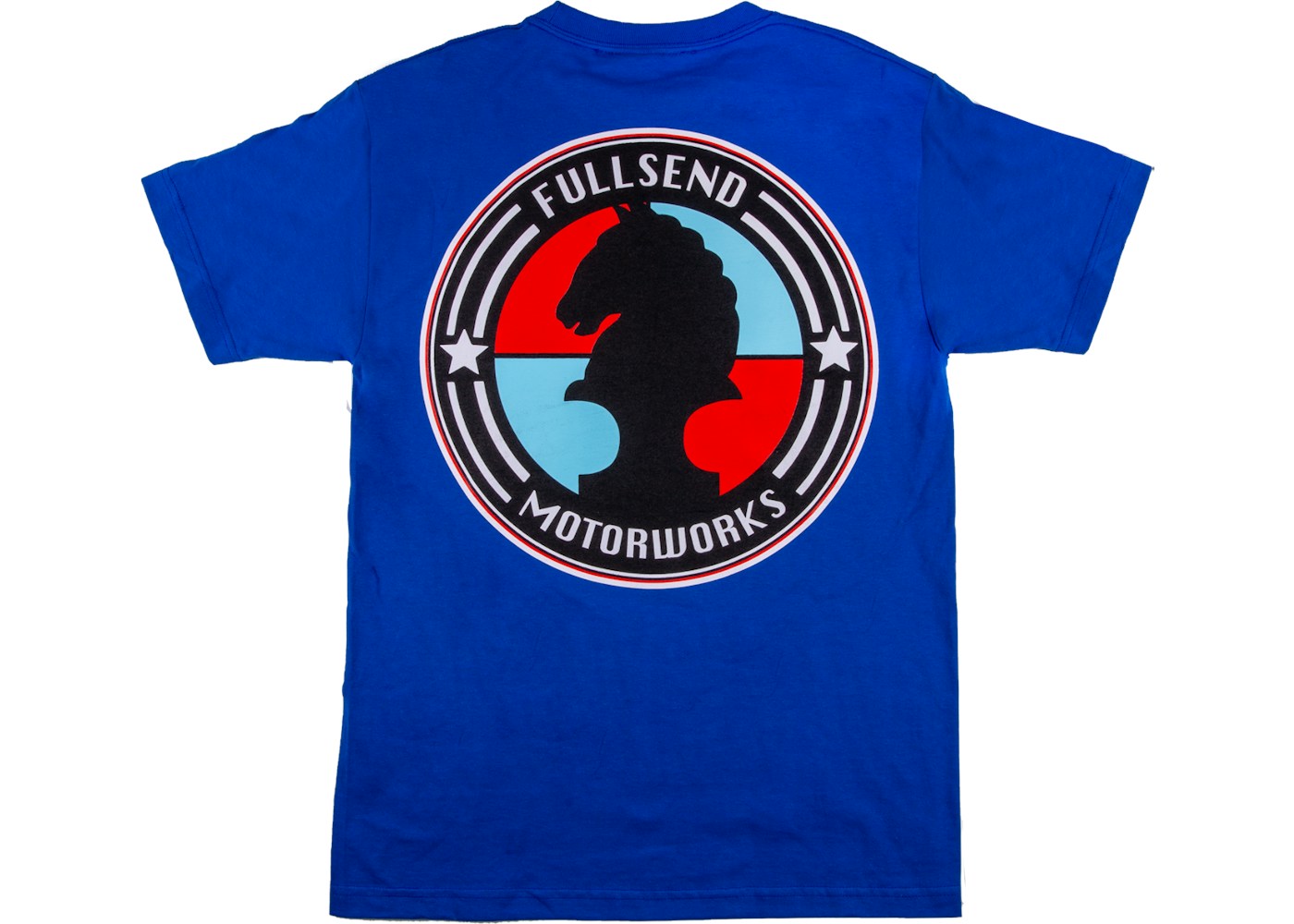 Full Send Motorworks Tee Royal - SS21