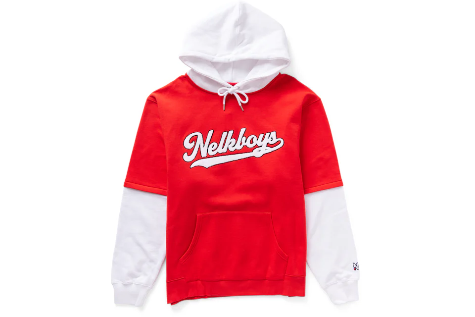 Full Send Nelk Boys 2-Tone Hoodie Red