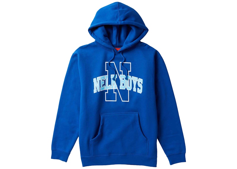 Full Send Nelk Collegiate Hoodie Blue Men s GB