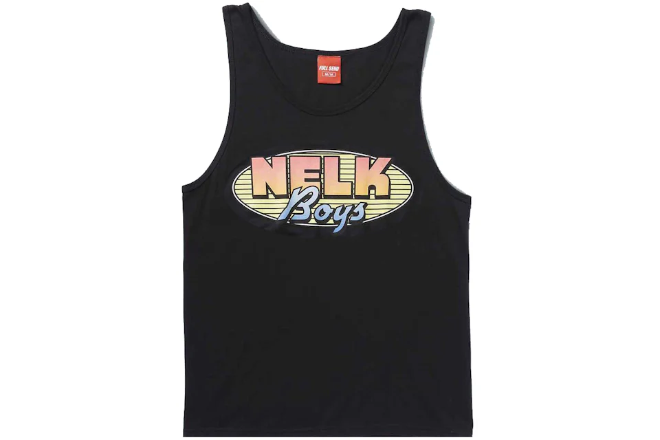 Full Send Nelkboys Sunset Tank Black