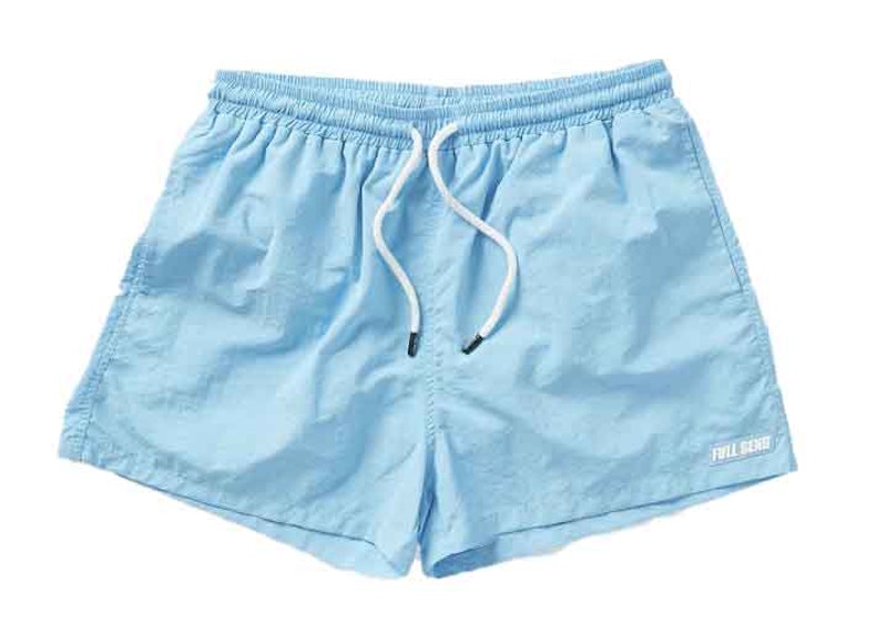 Neon blue clearance swim trunks