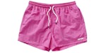 Full Send Neon Swim Trunks Pink
