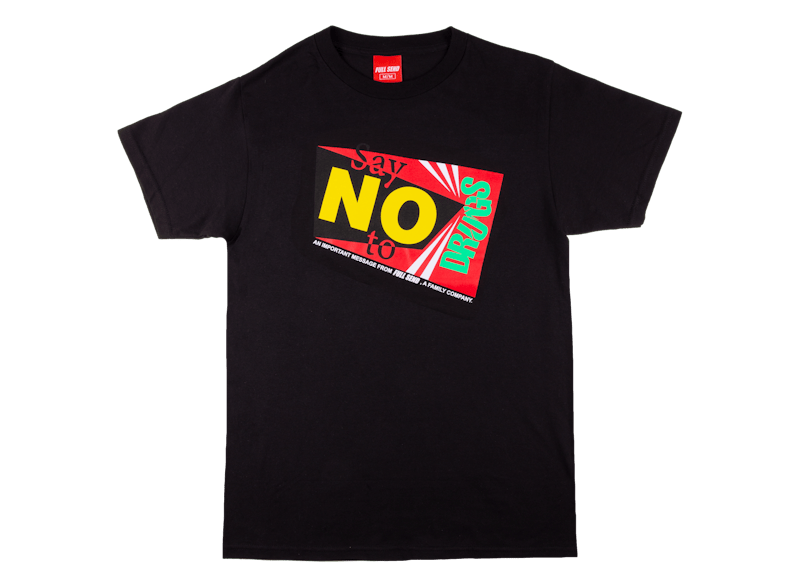 Full Send No To Drugs Tee Black