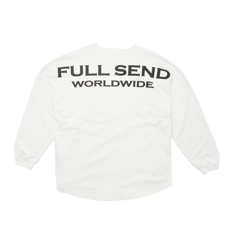 Full Send Oversized Longsleeve White