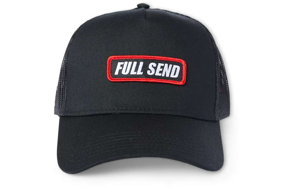 Full Send Patch Trucker Hat Black - FW21 - KR
