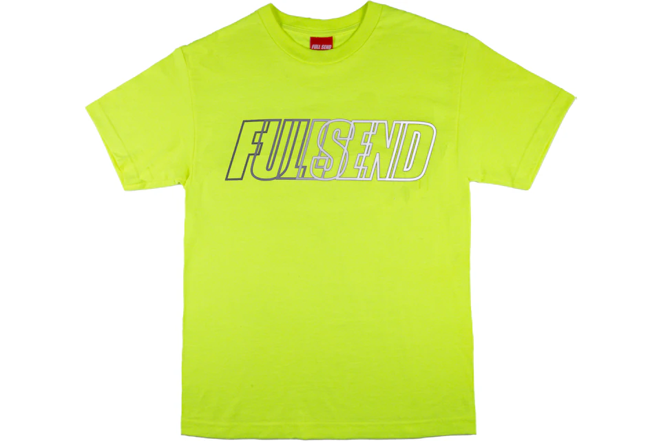 Full Send Phase Tee Yellow
