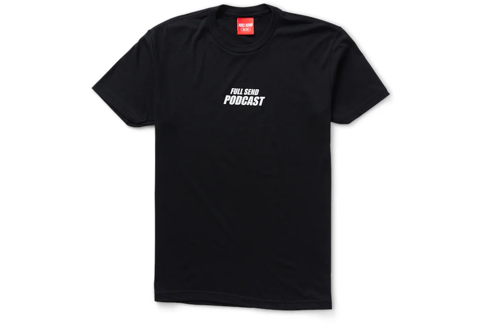Full Send Podcast T-shirt Black