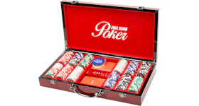 Full Send Poker Set Set Red