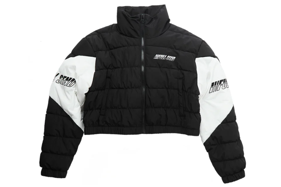 Full Send Puffer Jacket Black/White - FW20 - FR