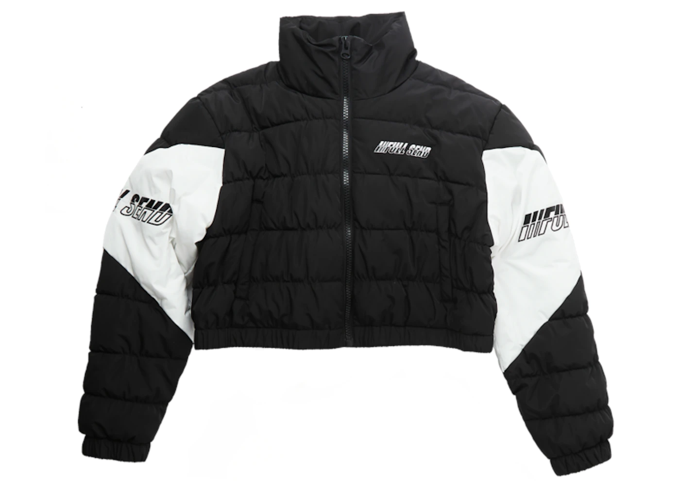 Full Send Puffer Jacket Black/White - FW20 - US