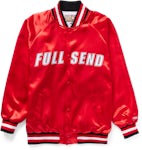 Full Send Satin Jacket Red