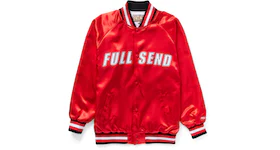 Full Send Satin Jacket Red