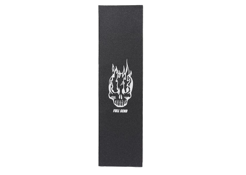 Full Send Skateboard Skull Grip Tape Black SS21