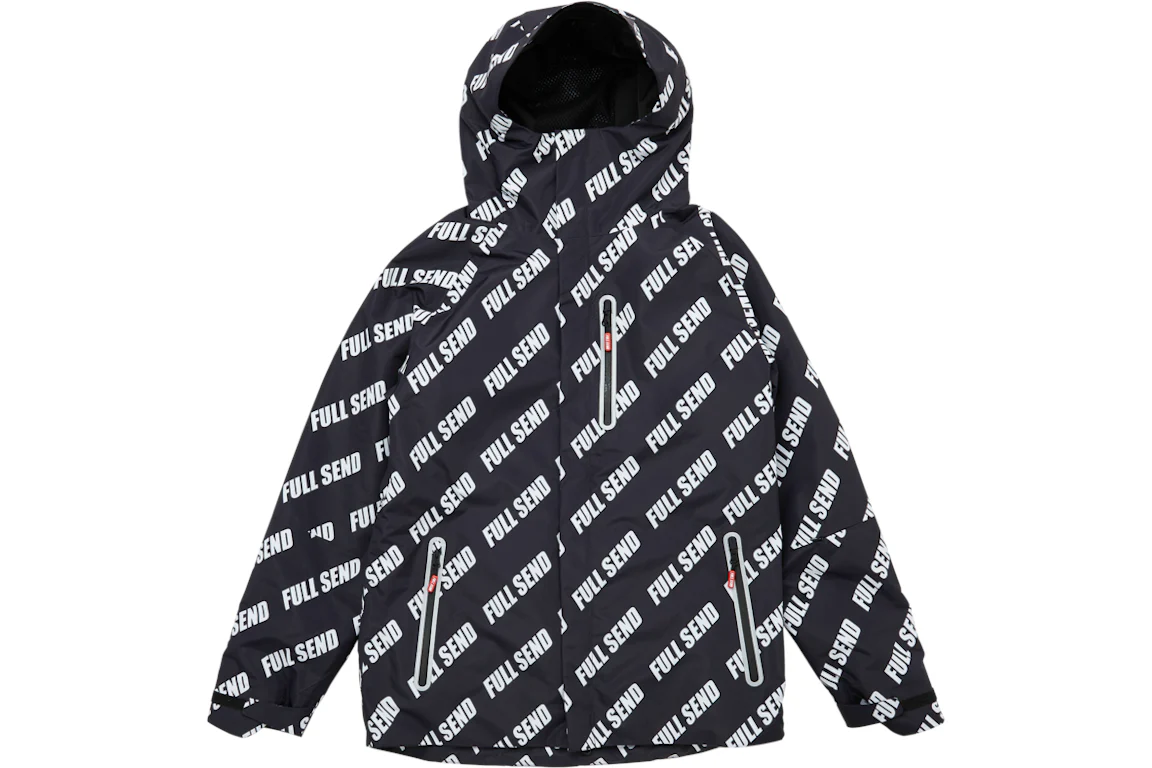 Full Send Ski Jacket Black - FW20 - TW