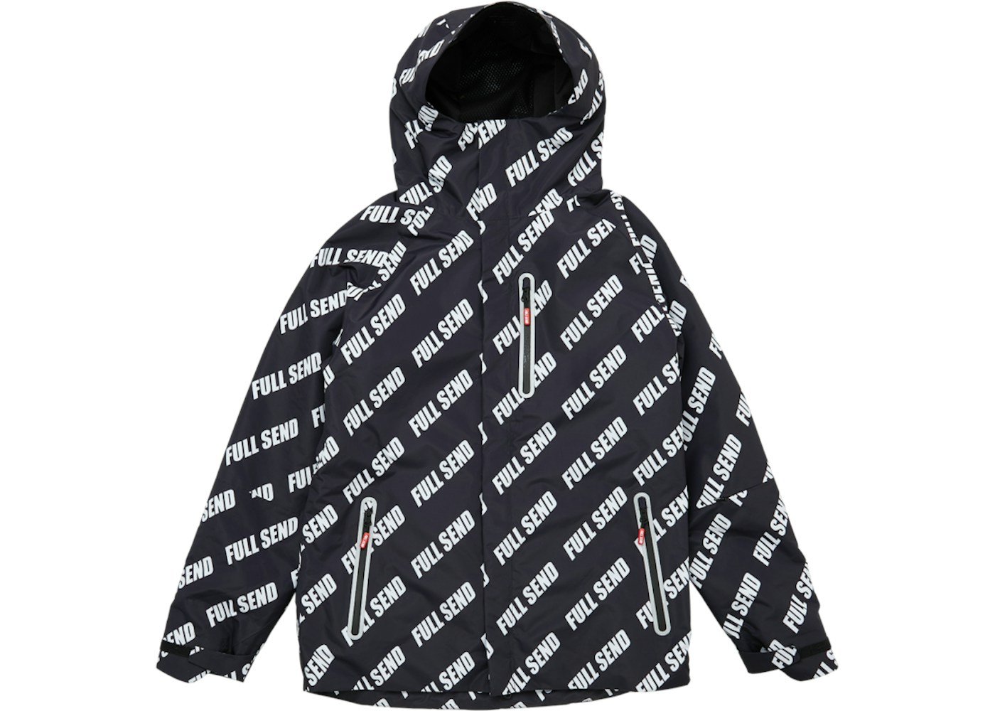 Full Send Ski Jacket Black - FW20