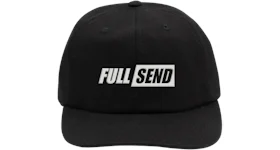 Full Send Snapback Hat Black