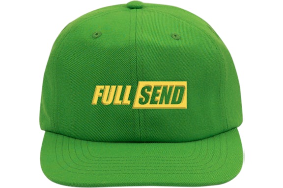 Full Send Snapback Hat Kelly Green