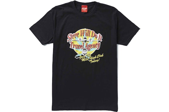 Full Send Steve Will Do It Travel Agency Tee Black