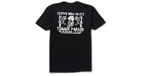 Full Send SteveWillDoIt Tuggie Parlor T-shirt Black