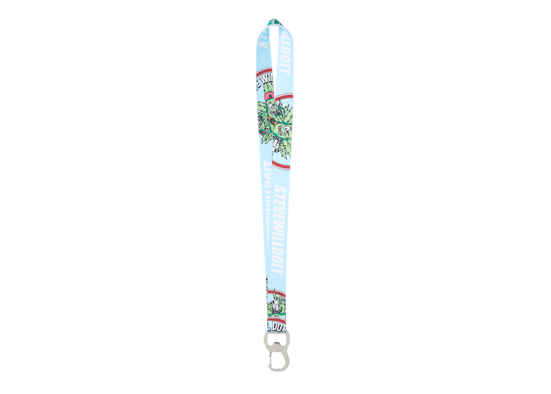 Full Send Steve's Lanyard Blue